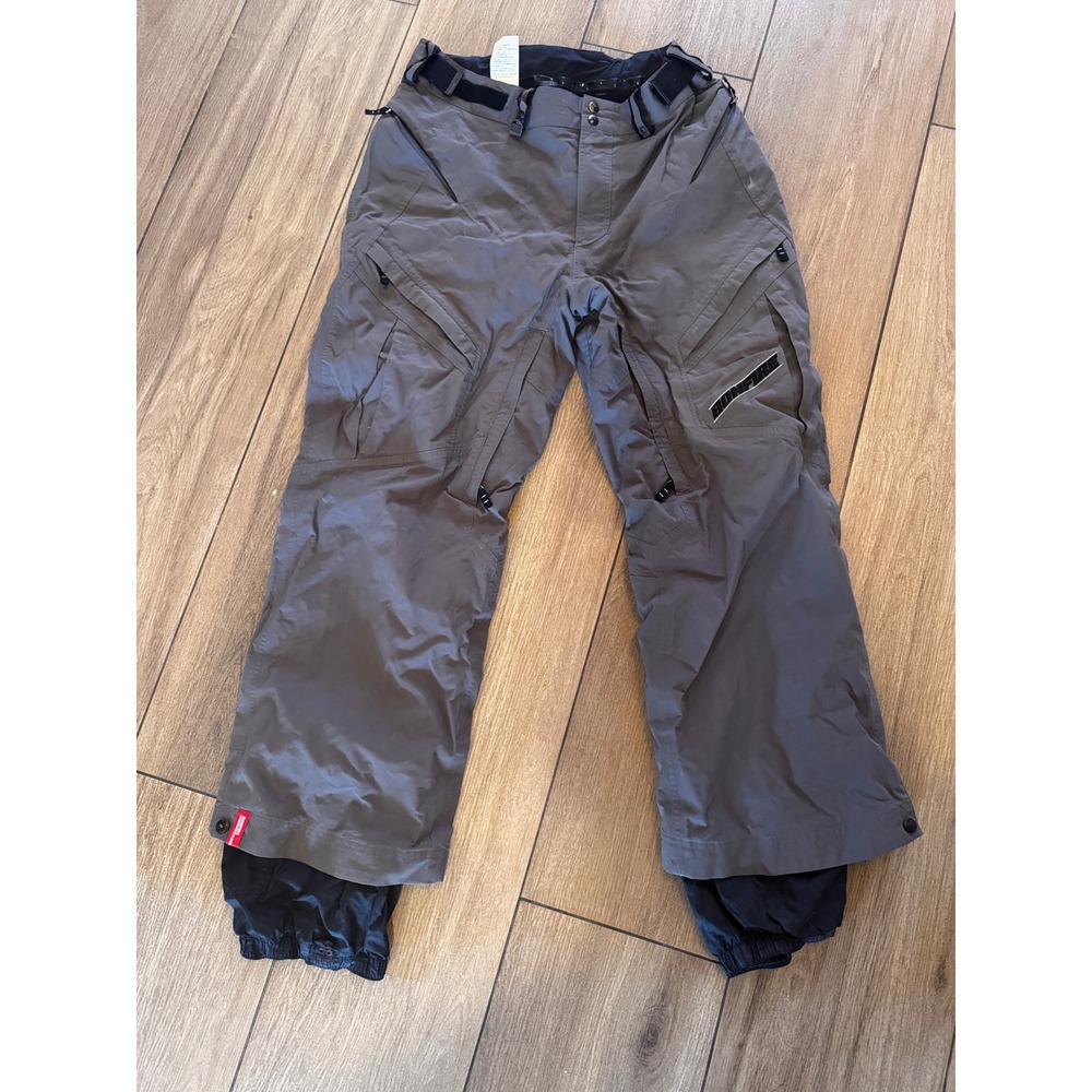 Bonfire Snowboarding Company Fusion Series Mens Gray Snow Pants Size Large L